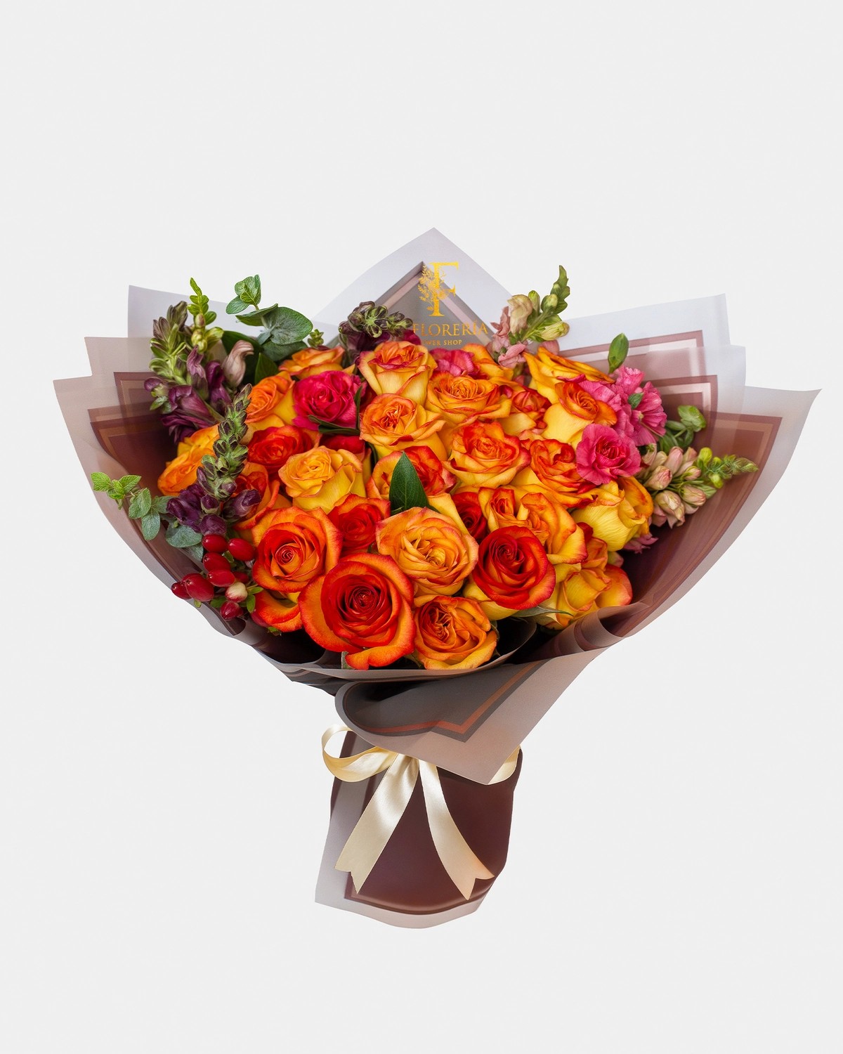 Ramo de Flores Orange Bouquet