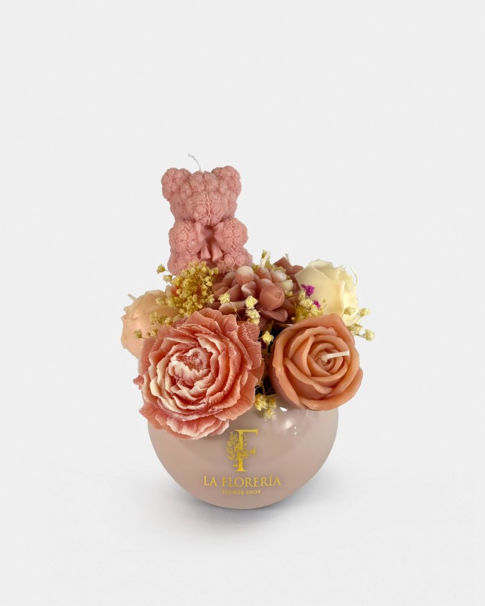 Velas Aromáticas Soft Pink Candles